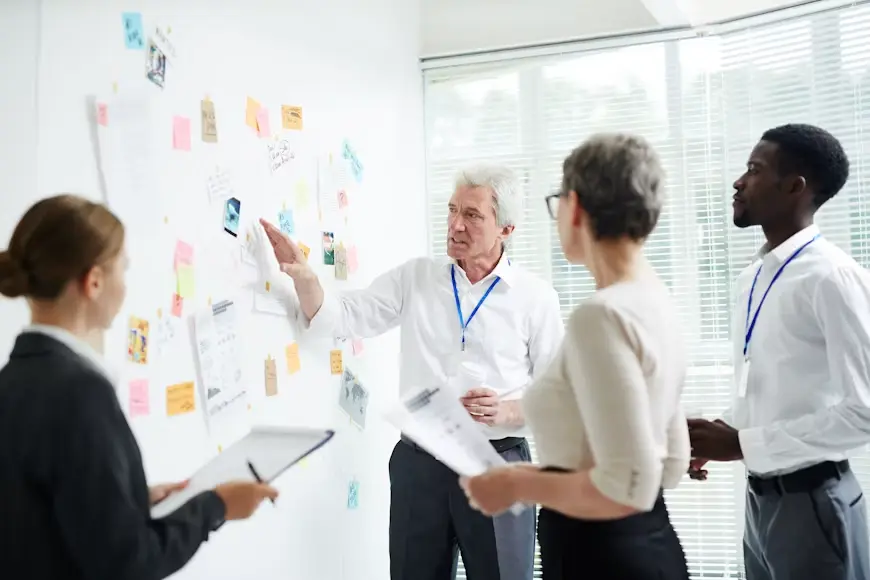 Équipe amorçant une transformation organisationnelle